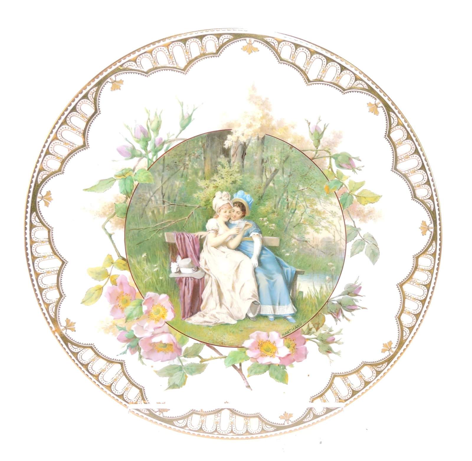 Brownfield for Tiffany & Co portrait plate (1 of 2)