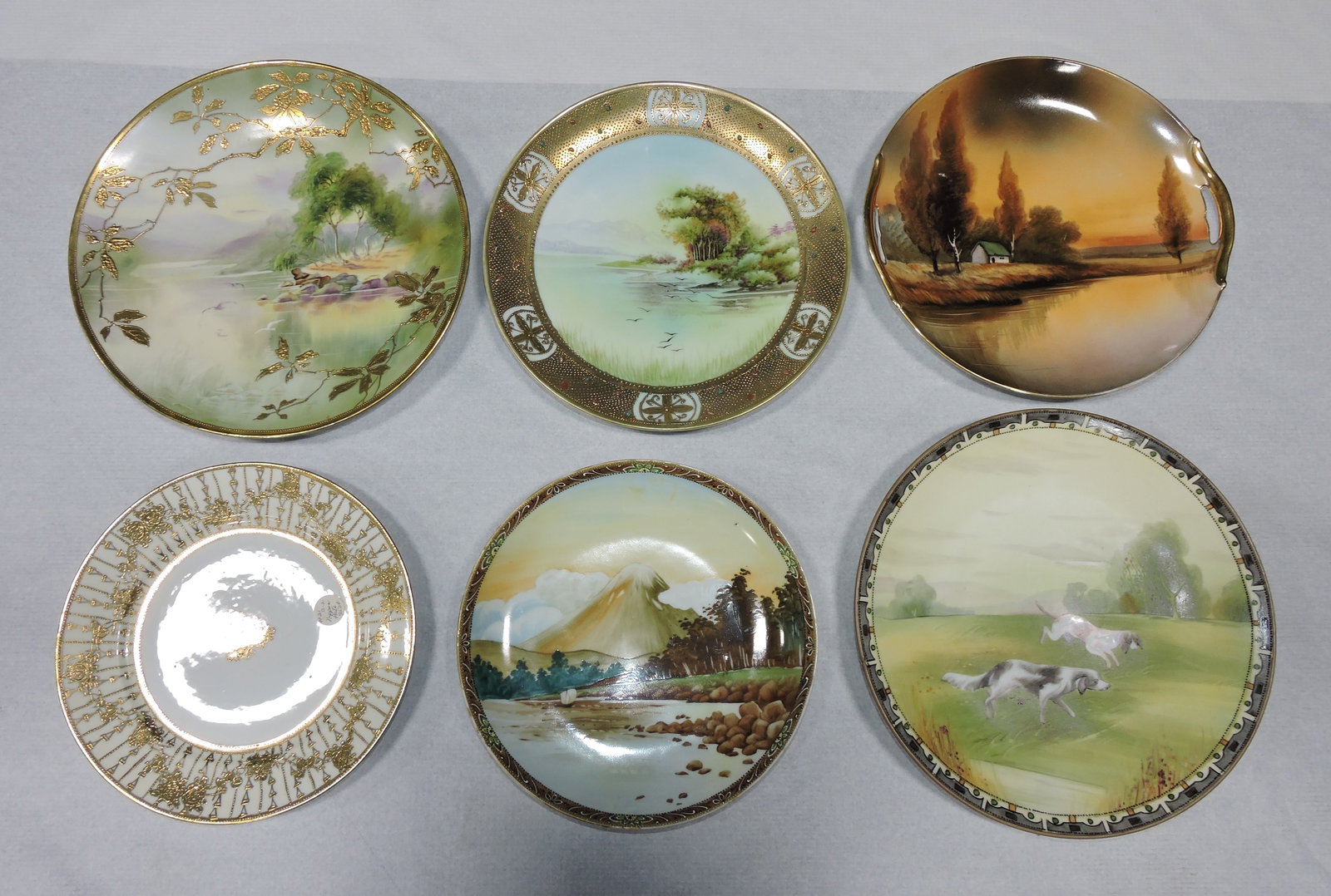 Nippon lot of 6 plates, 8 1/2" to 10". (1 of 1)