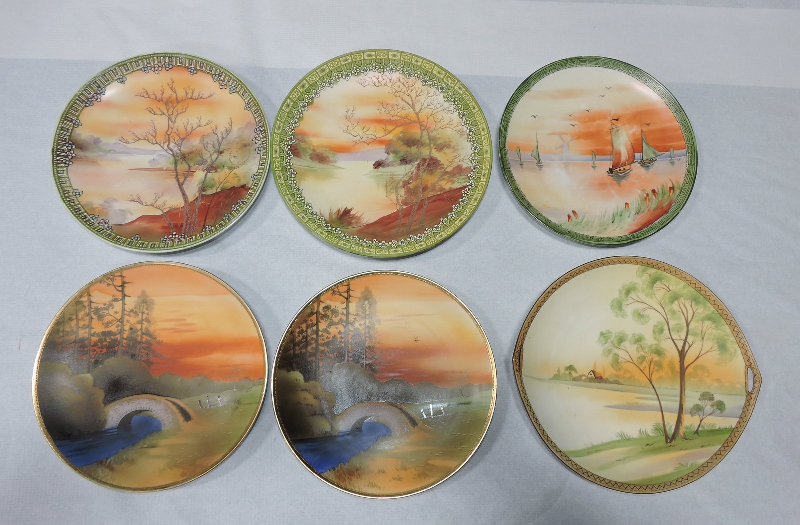 Nippon lot of 6 plates, 9 1/4" to (1 of 1)