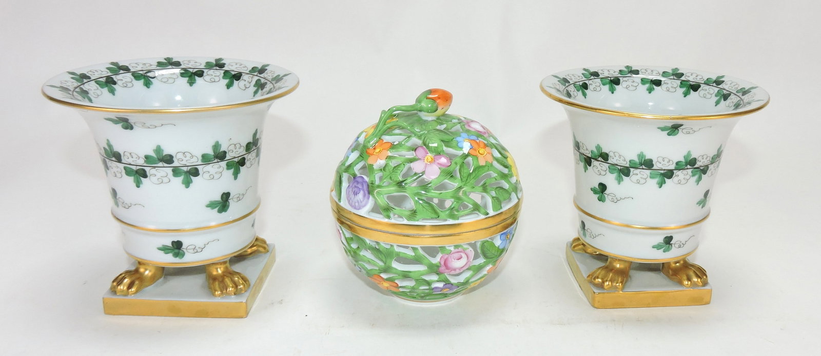 Herend Hungary porcelain pair (1 of 1)