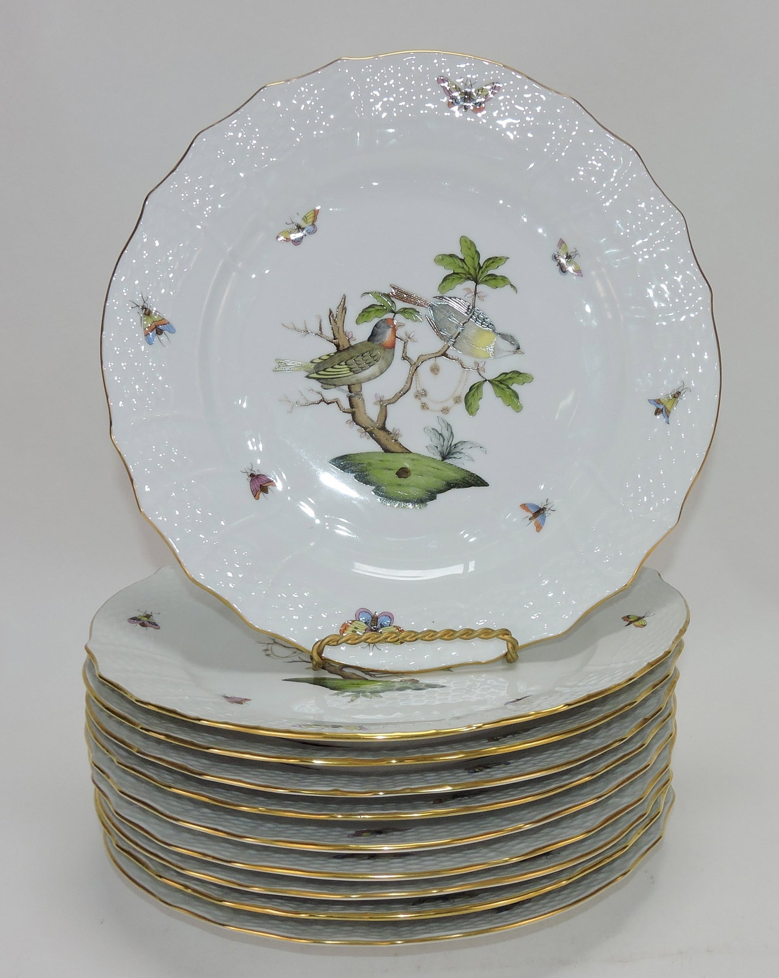 Herend Hungary Rosenthal birds set (1 of 1)