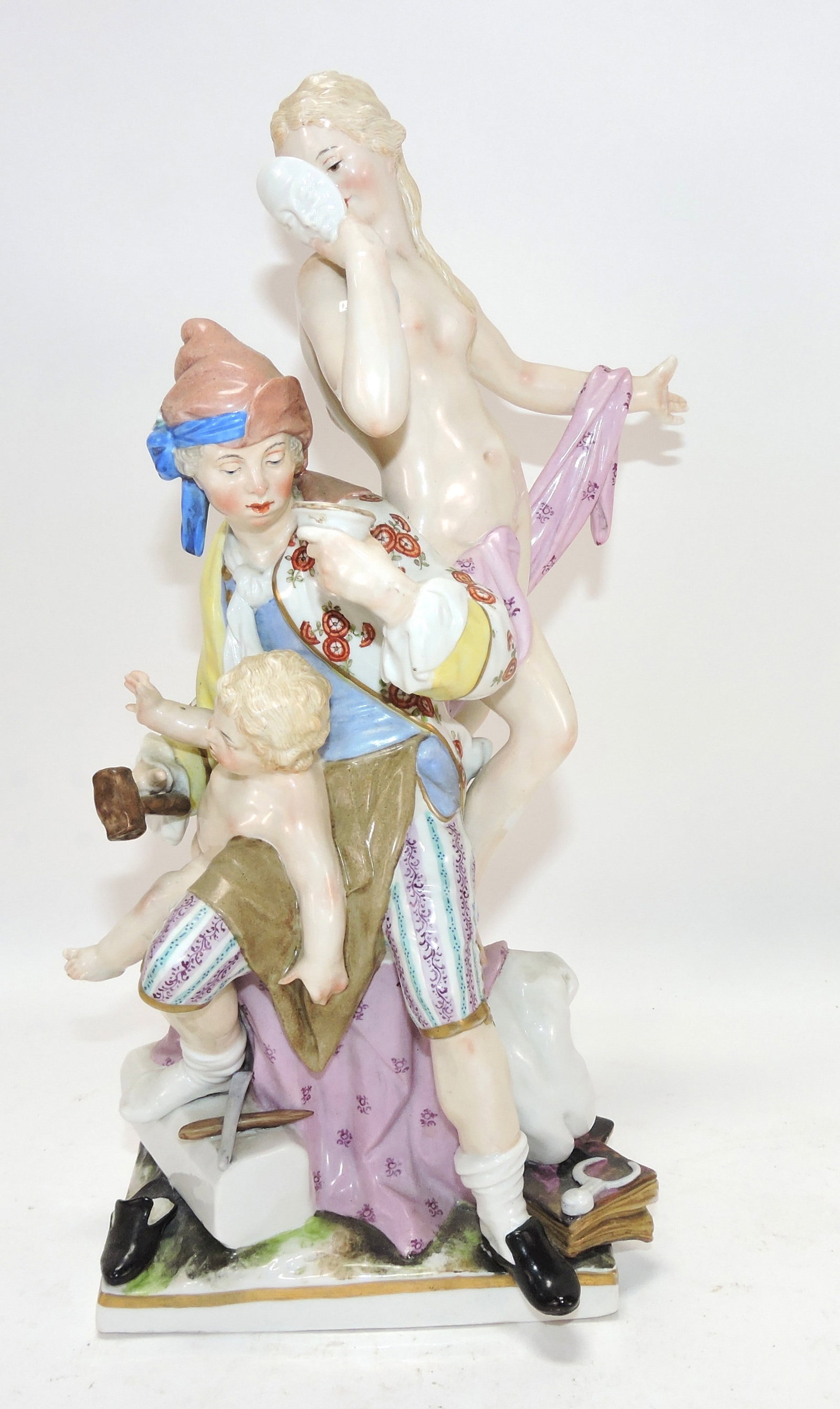 Fine porcelain figure group titled (1 of 4)
