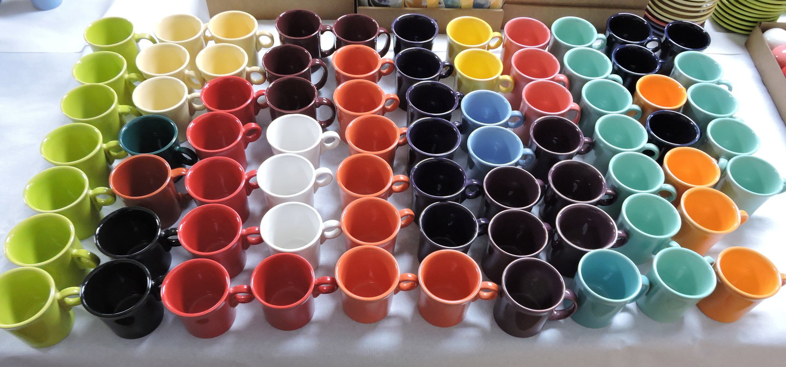 Fiesta Post 86 lot of 75 mugs: .