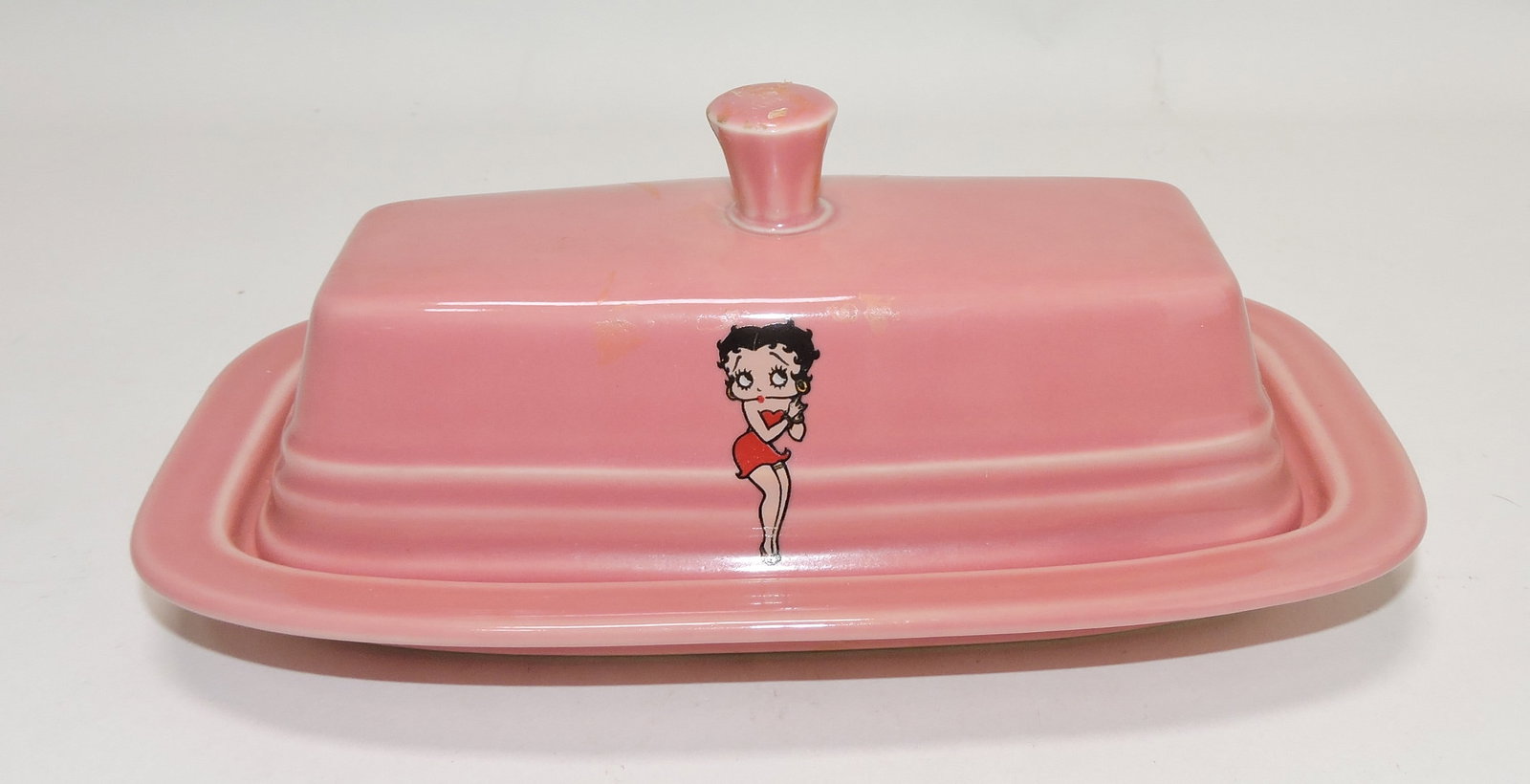 Fiesta Post 86 'Betty Boop' butter dish (1 of 1)