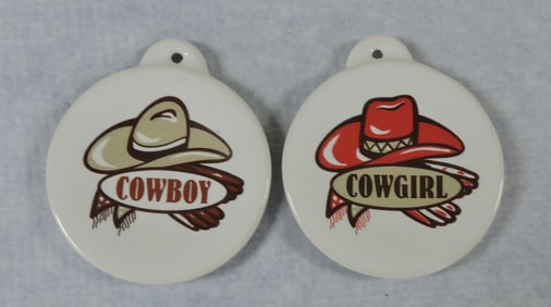 Fiesta Post 86 'Cowboy' & 'Cowgirl'
