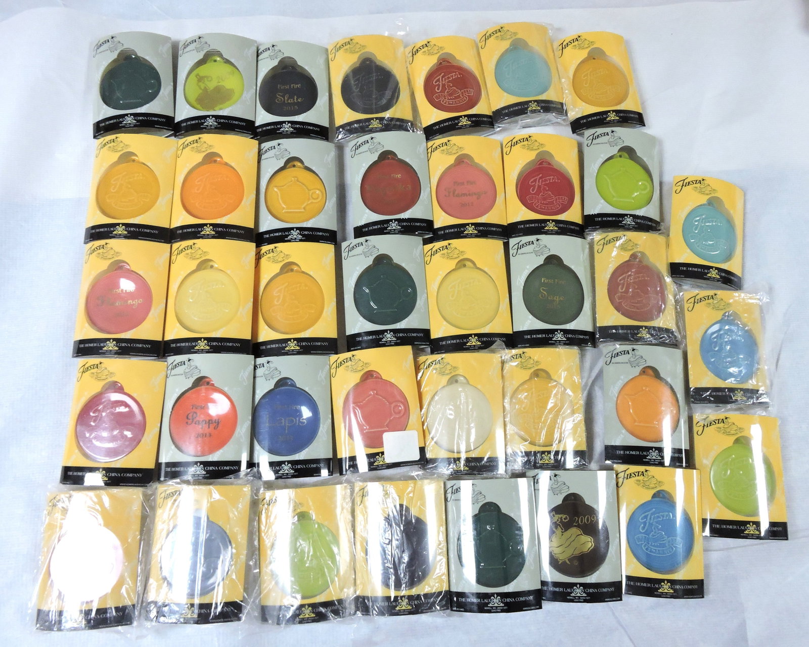 Fiesta Post 86 lot of 38 ornaments: .