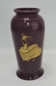Fiesta Post 86 Monarch vase, heather,