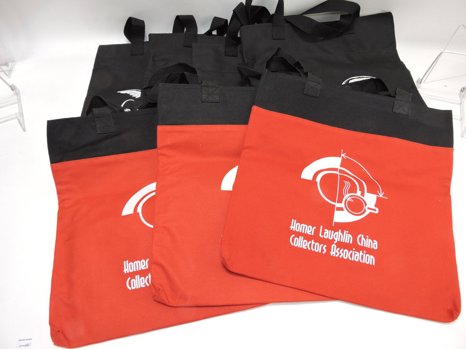 HLCCA lot of 7 canvas bags: .
