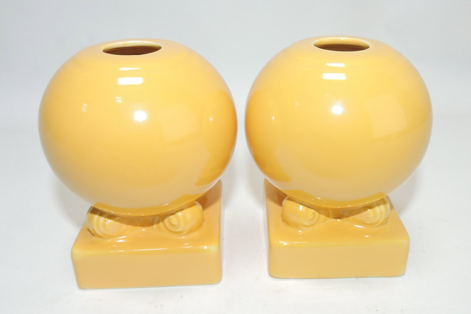 Fiesta pair bulb candle holders, (1 of 1)