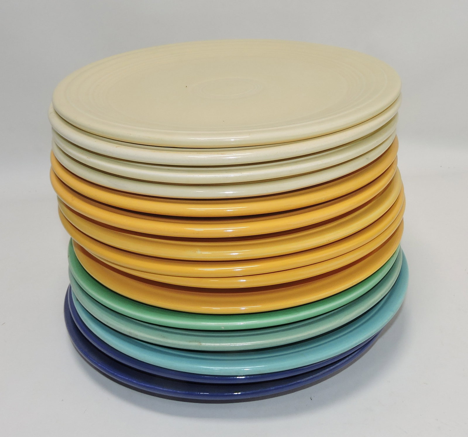 Fiesta 9" plate group, 15 mixed (1 of 1)