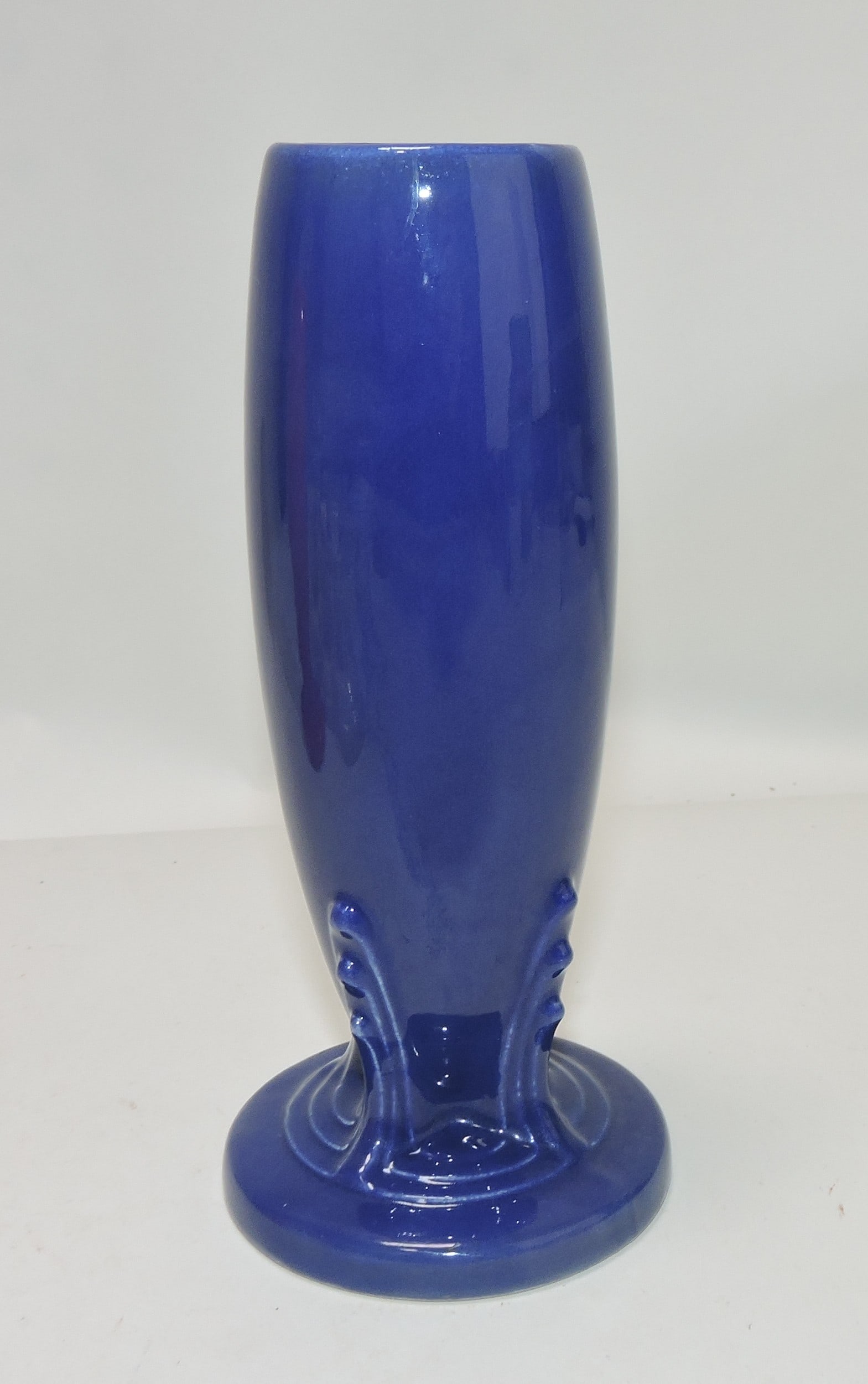 Fiesta bud vase, cobalt: .