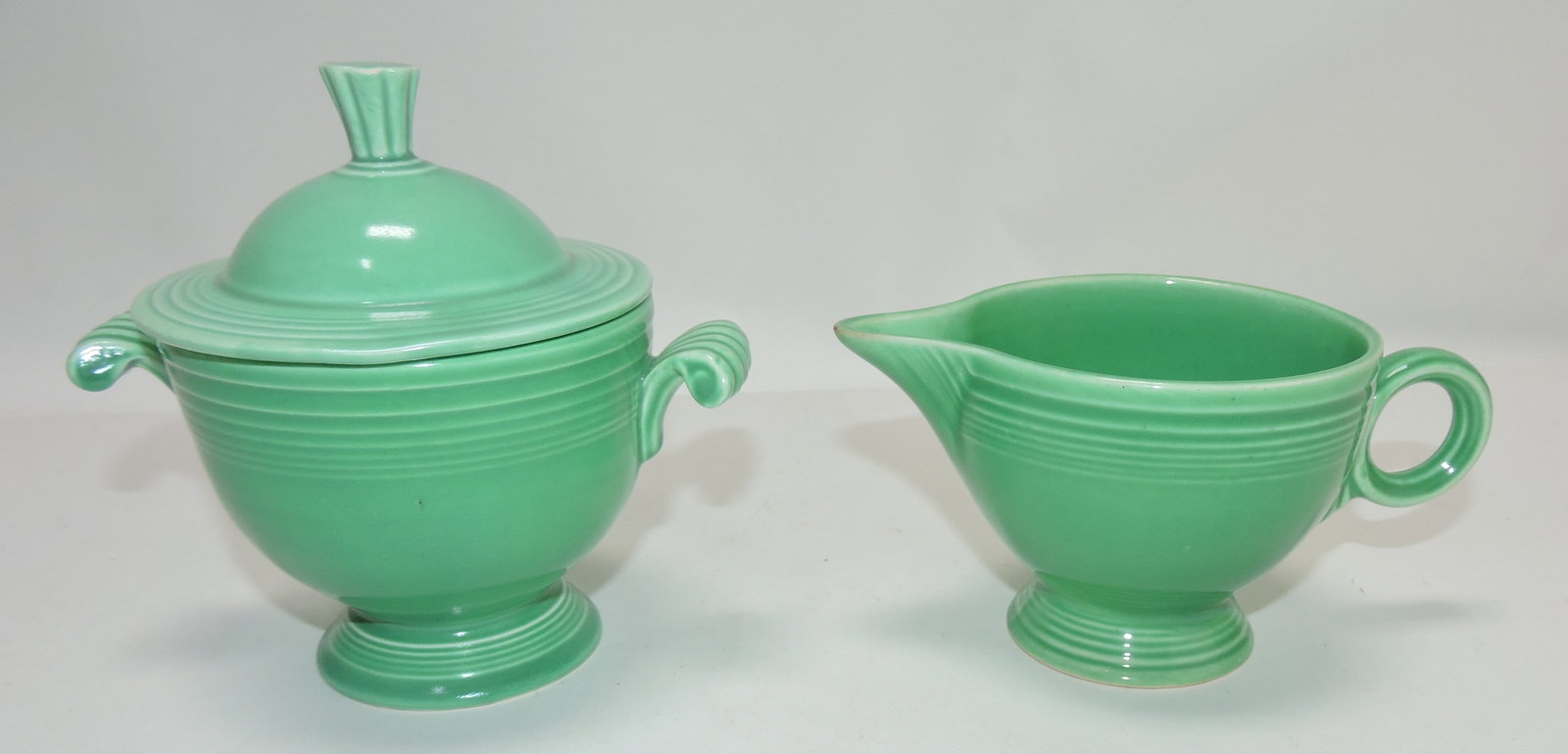 Fiesta cream & sugar, green (1 of 1)