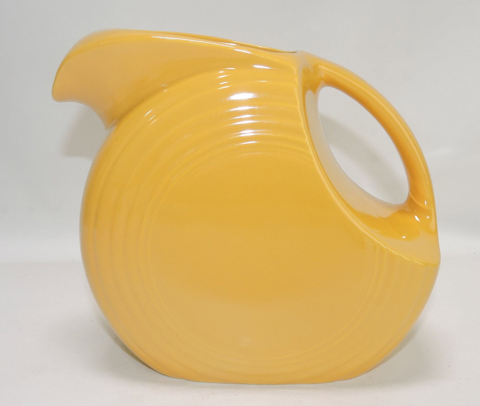 Fiesta disc water pitcher, yellow (1 of 1)