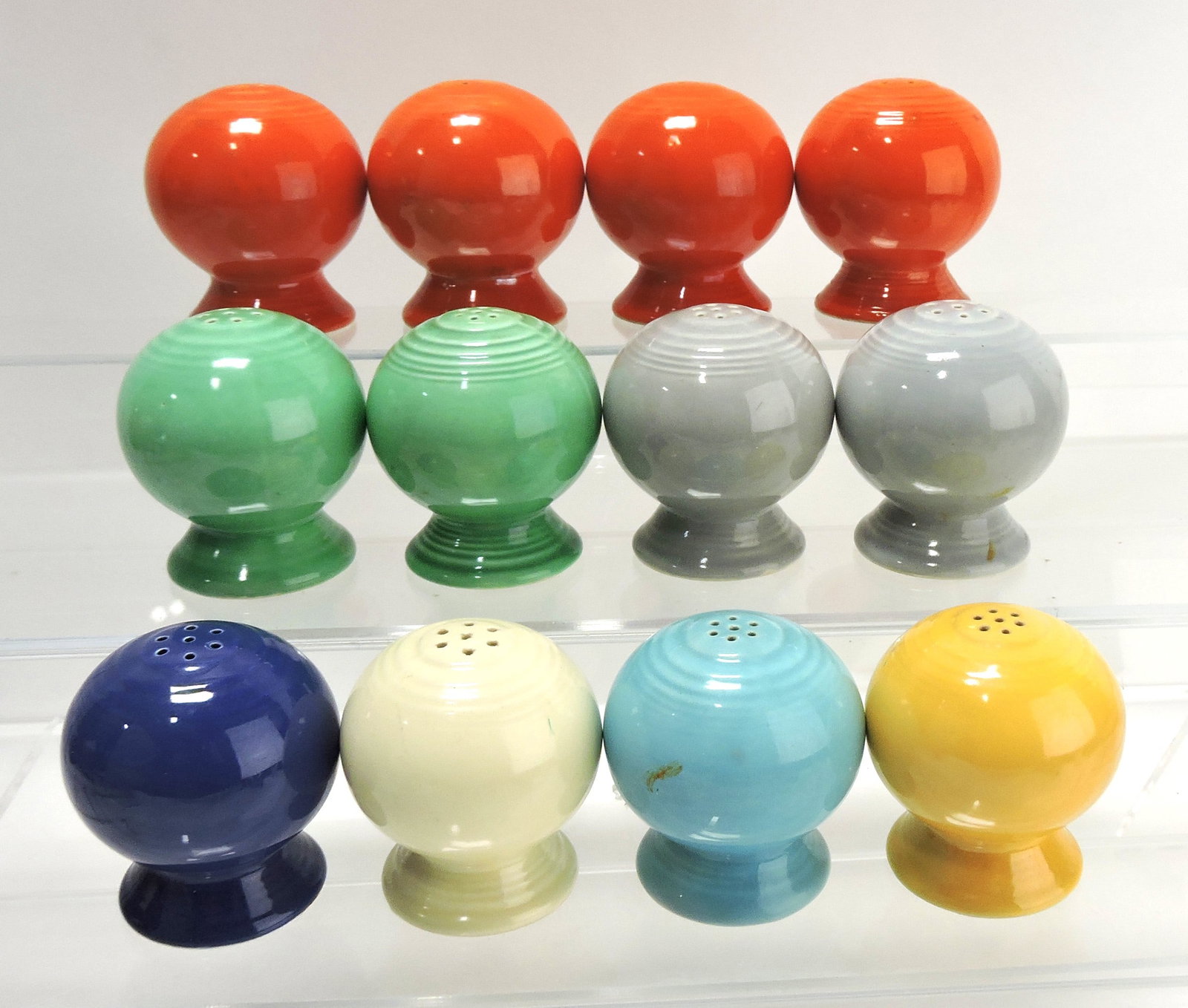 Fiesta shaker group, 4 pair, 4 single: .