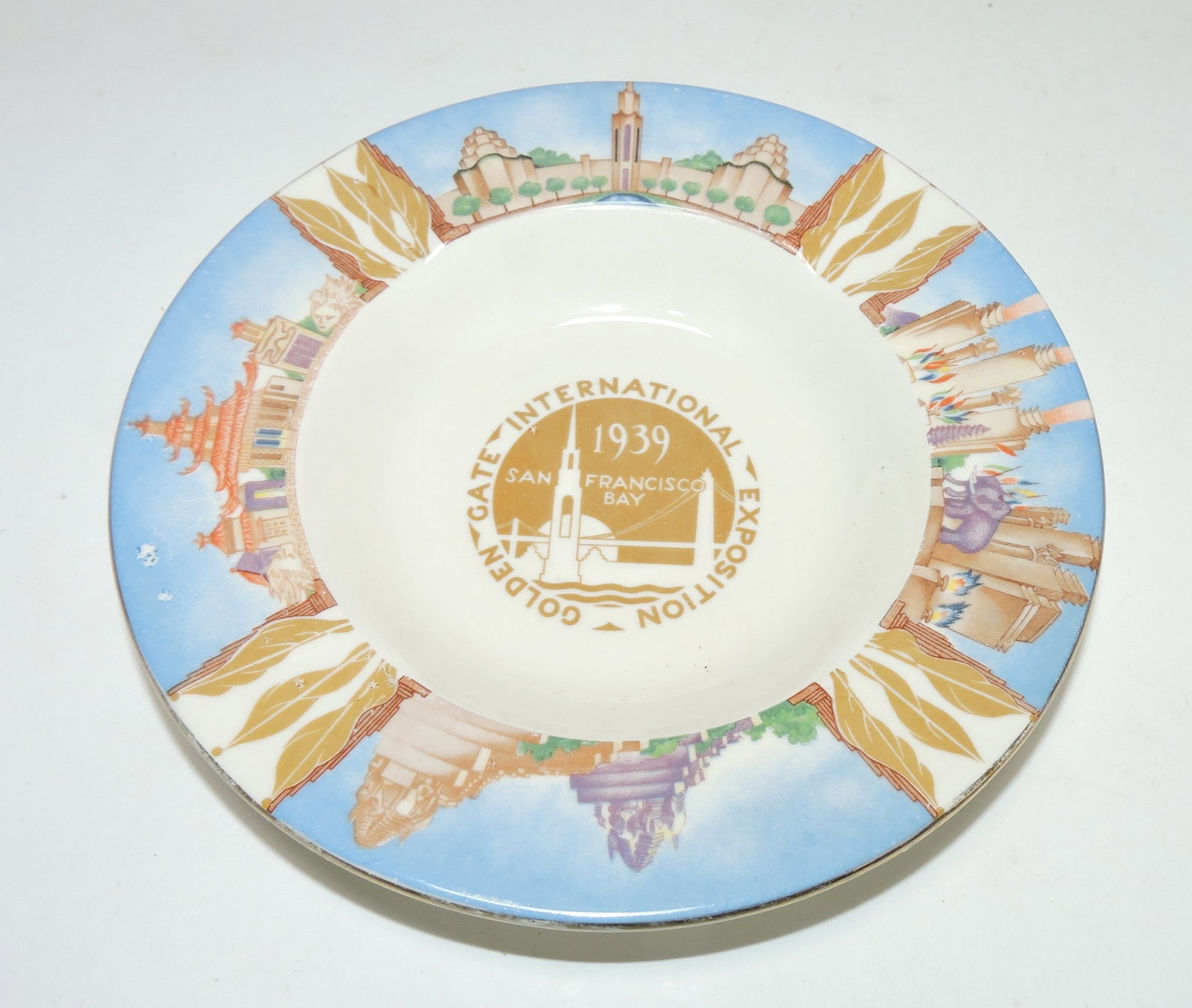 HLC 1939 Golden Gate Expo ashtray: .