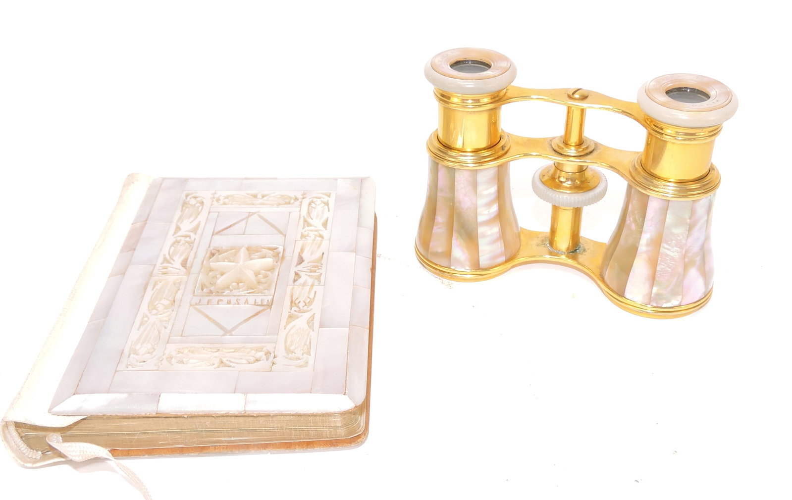 MOP bible and pair of opera glasses (1 of 1)
