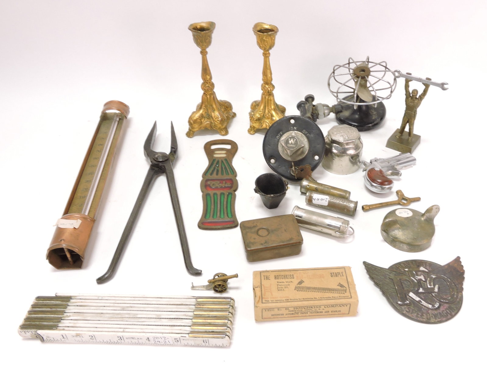 Brass and metal lot of assorted items (1 of 1)
