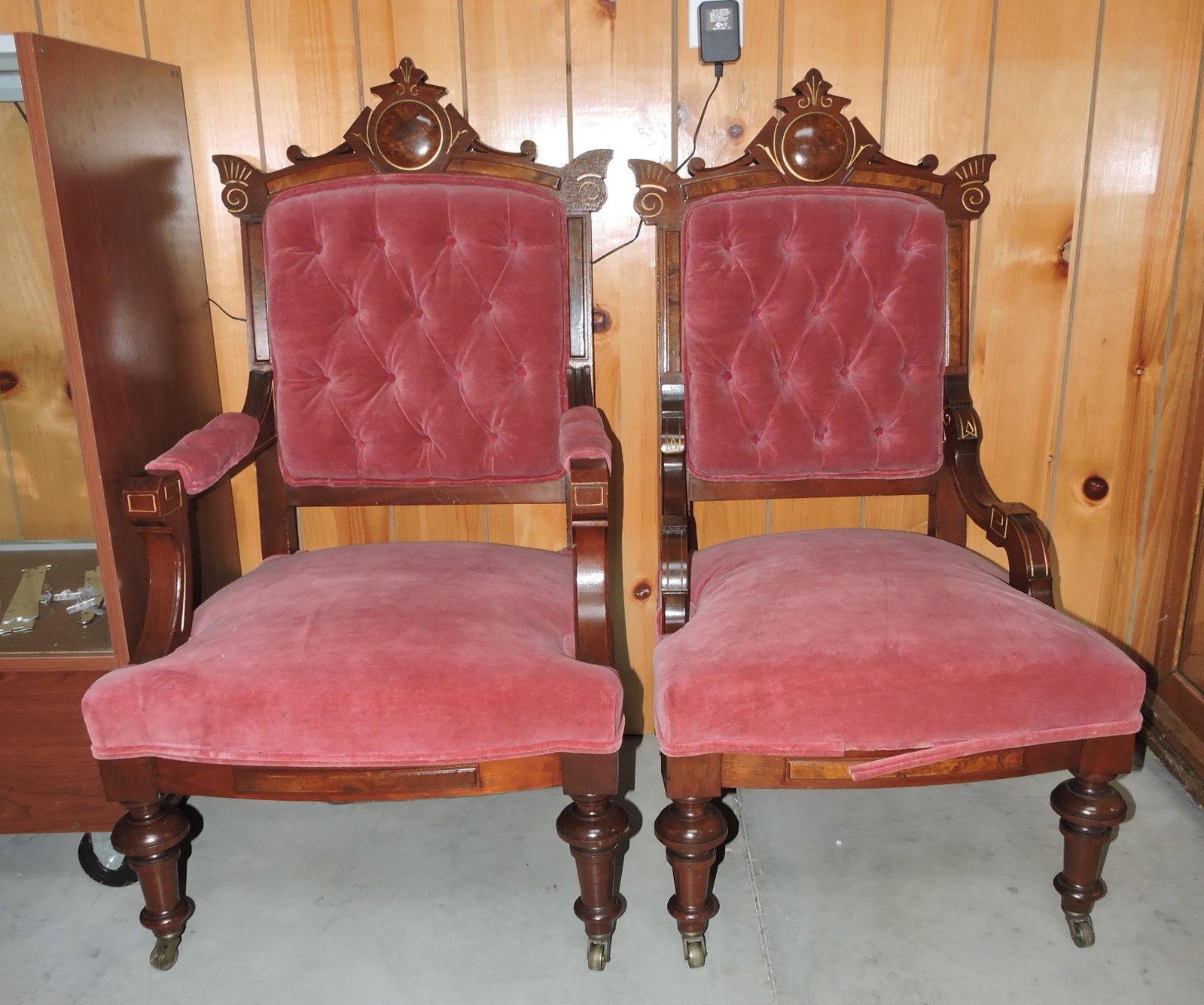 Renaissance Revival pair of parlor (1 of 1)