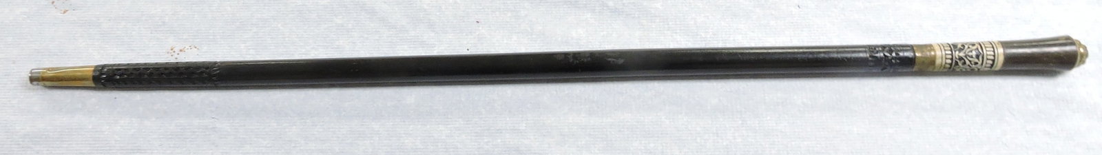 Walking stick/cane, with bone handle, - 2