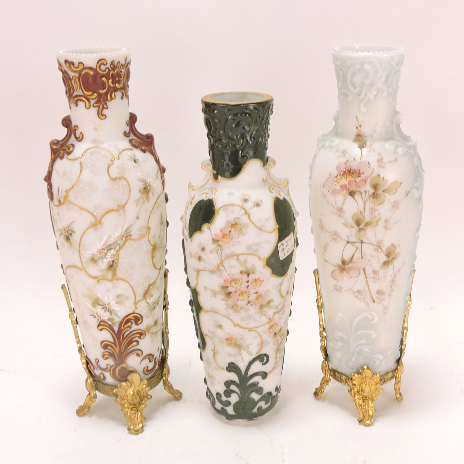 Wavecrest lot of 3 vases, 9 1/2" to (1 of 1)