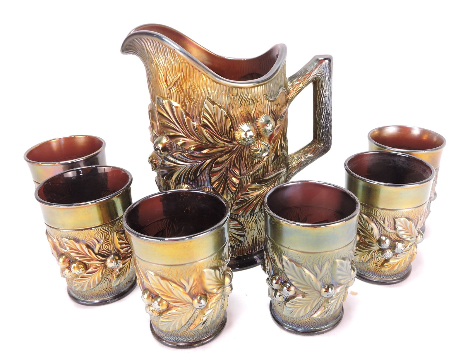 Northwood amethyst carnival glass (1 of 1)