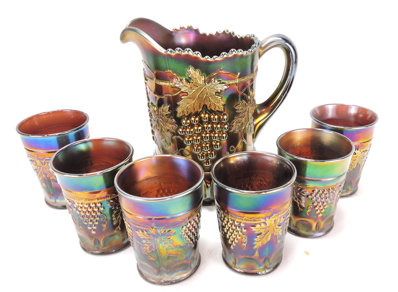 Northwood amethyst carnival glass (1 of 1)