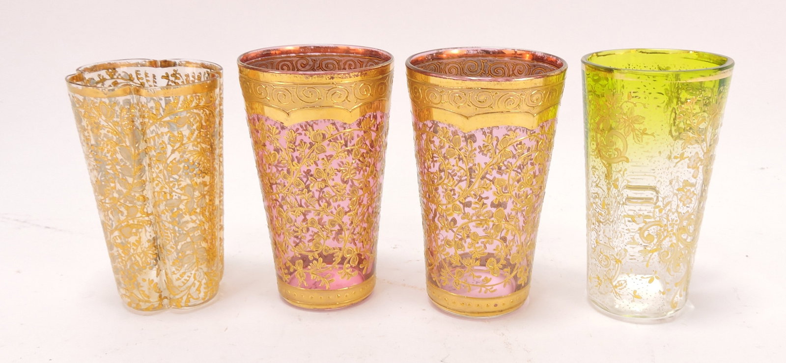 Moser lot of 4 tumblers (1 of 1)