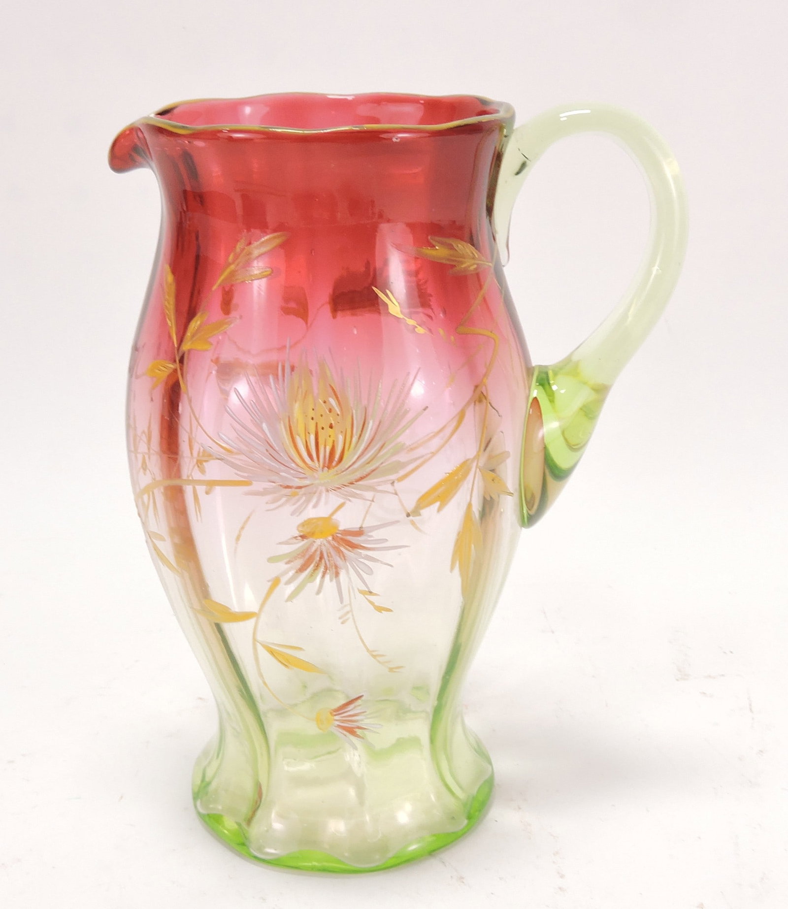 Rubina Verde glass pitcher with (1 of 1)