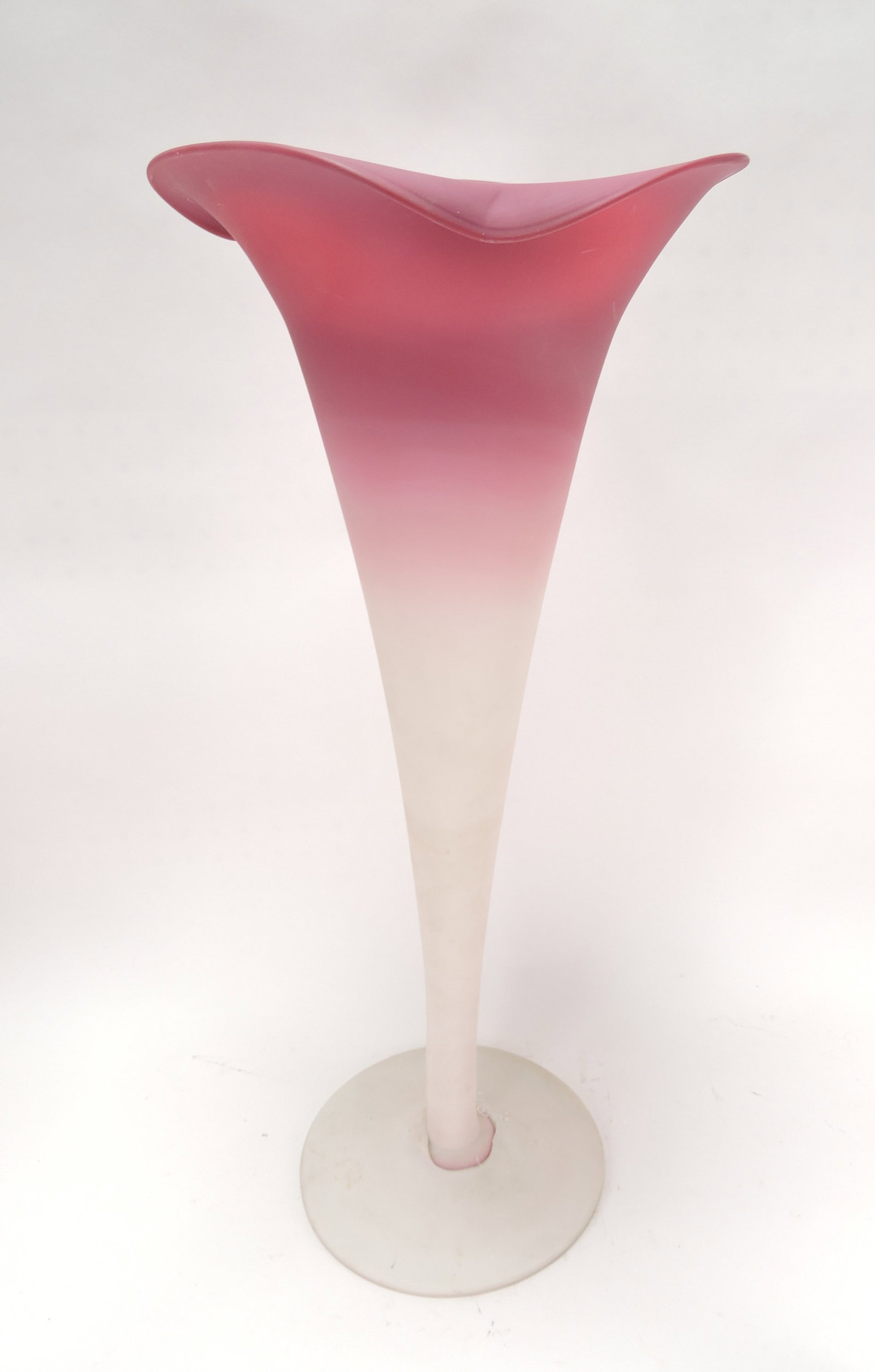 Monumental peachblow art glass (1 of 2)