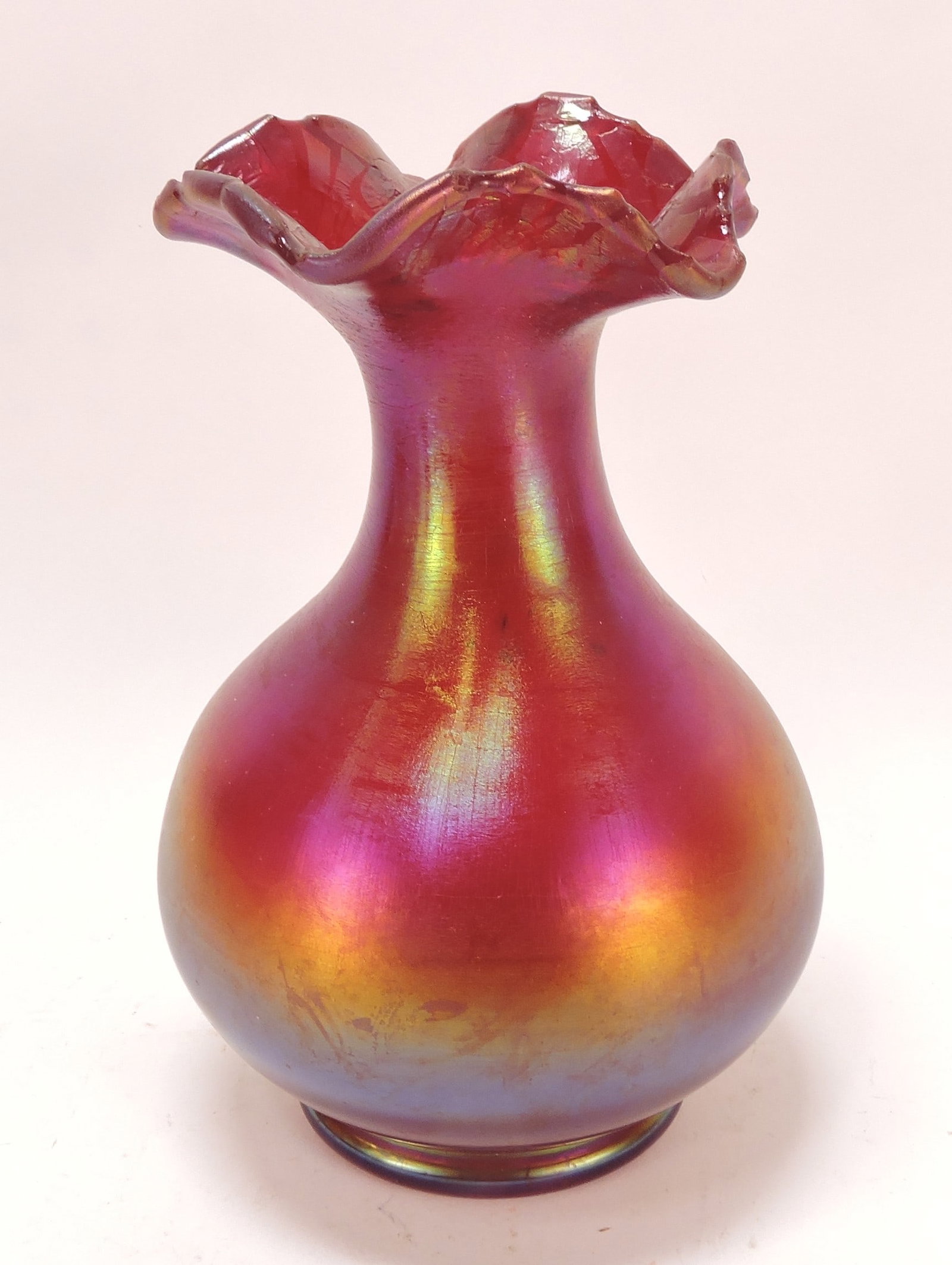 Loetz 9 1/2" art glass vase (1 of 1)