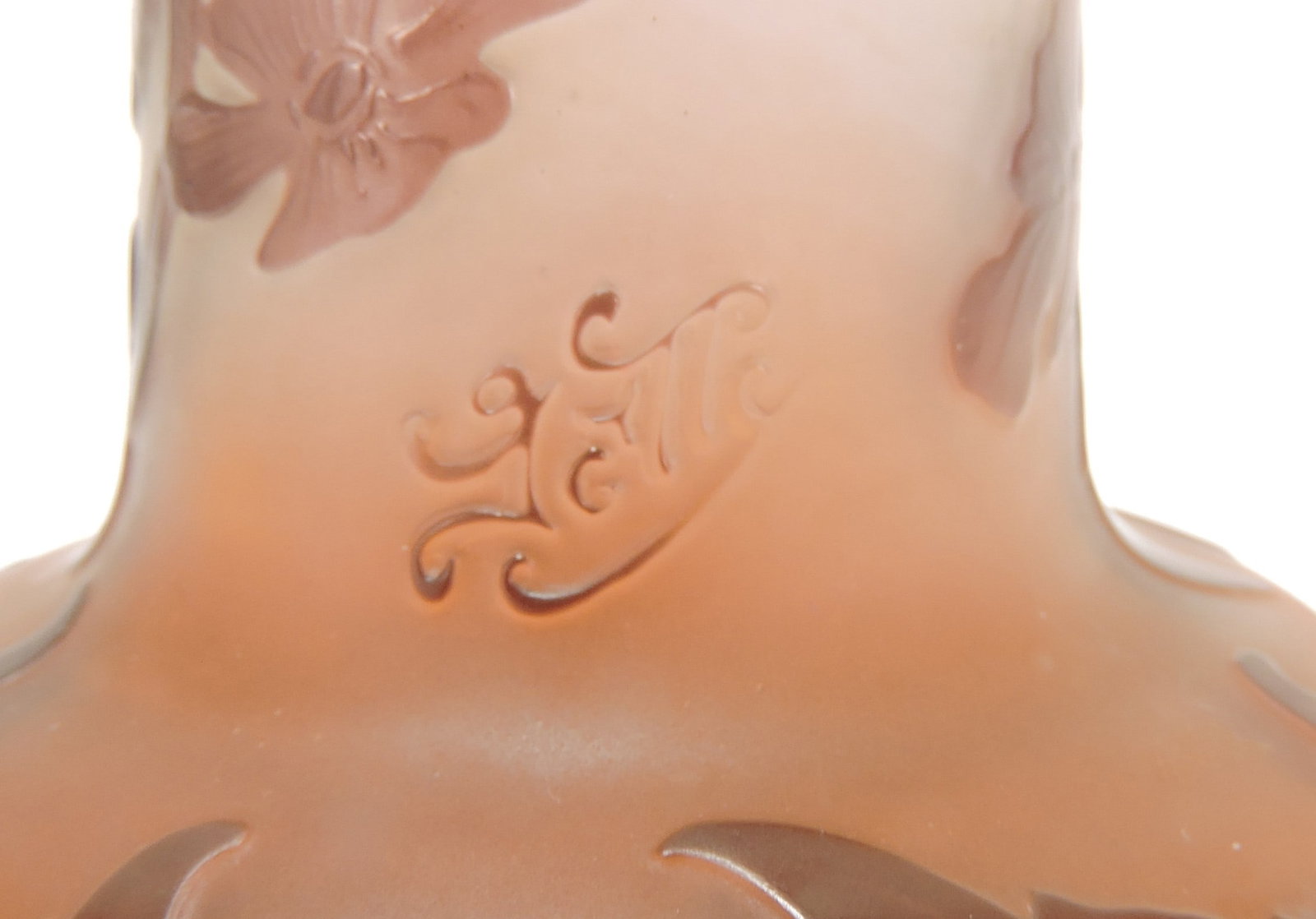 Galle French cameo art glass vase, - 3