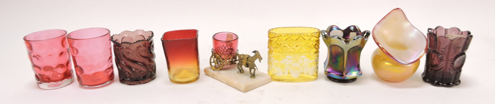 Toothpick holder lot of 9, various (1 of 1)