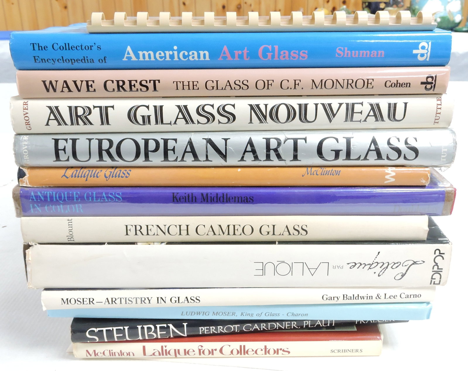 Lot of antique reference books on (1 of 1)