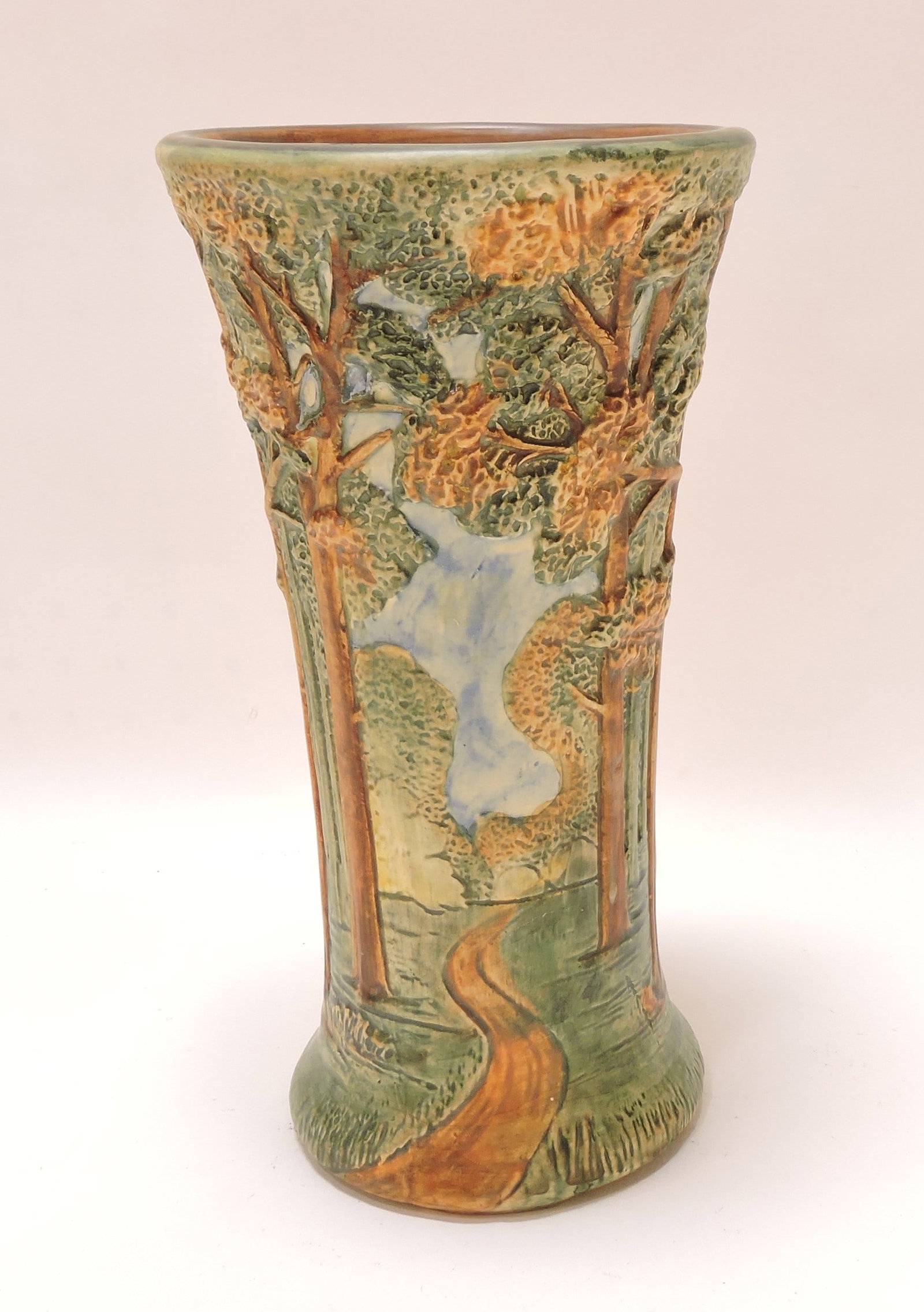 Weller Pottery 'Forest' 12" vase: .