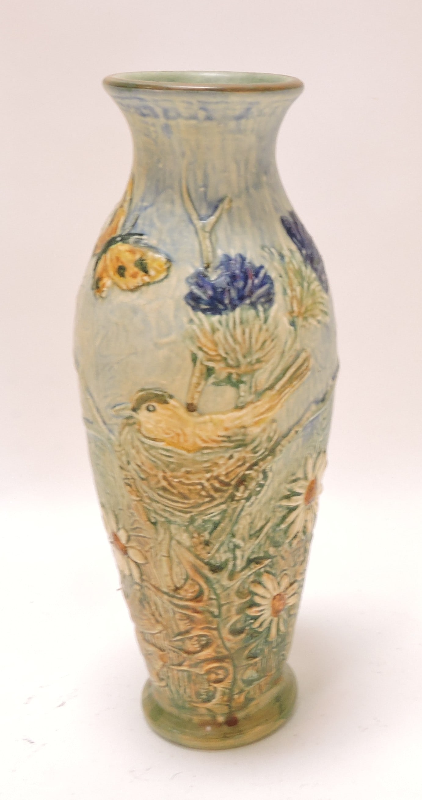 Weller Pottery Glendale 12" vase: .