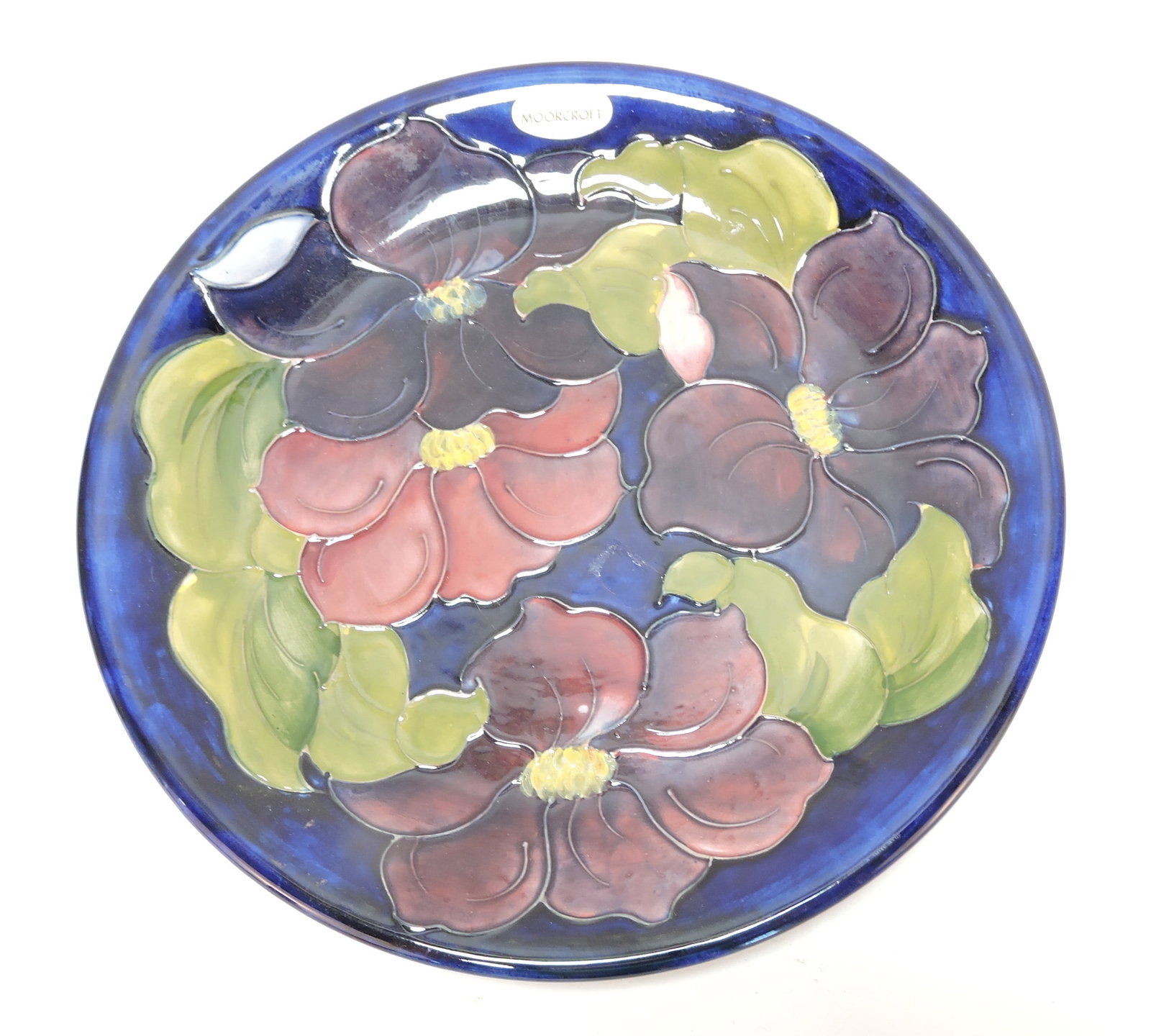 Moorcroft 10 1/4" plate: .