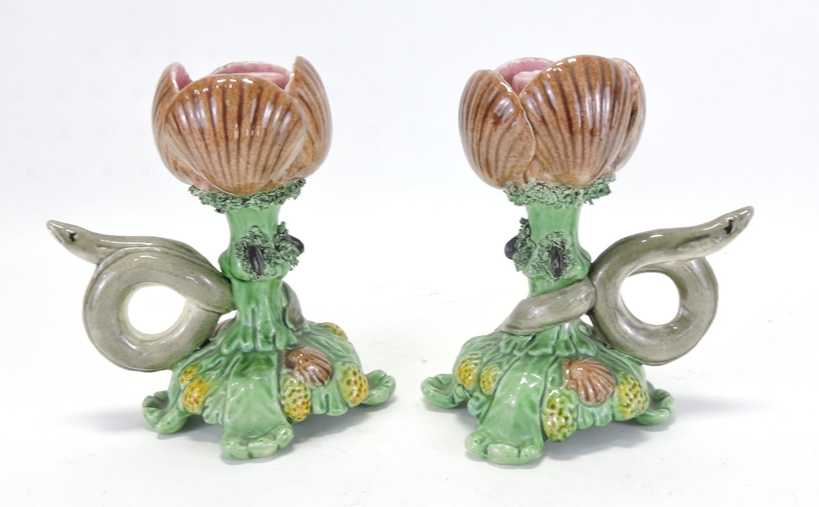 Contemporary Portugal majolica pair of (1 of 1)