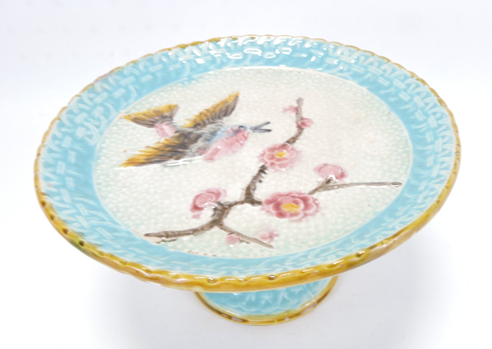 Eureka majolica bird on branch cake (1 of 1)