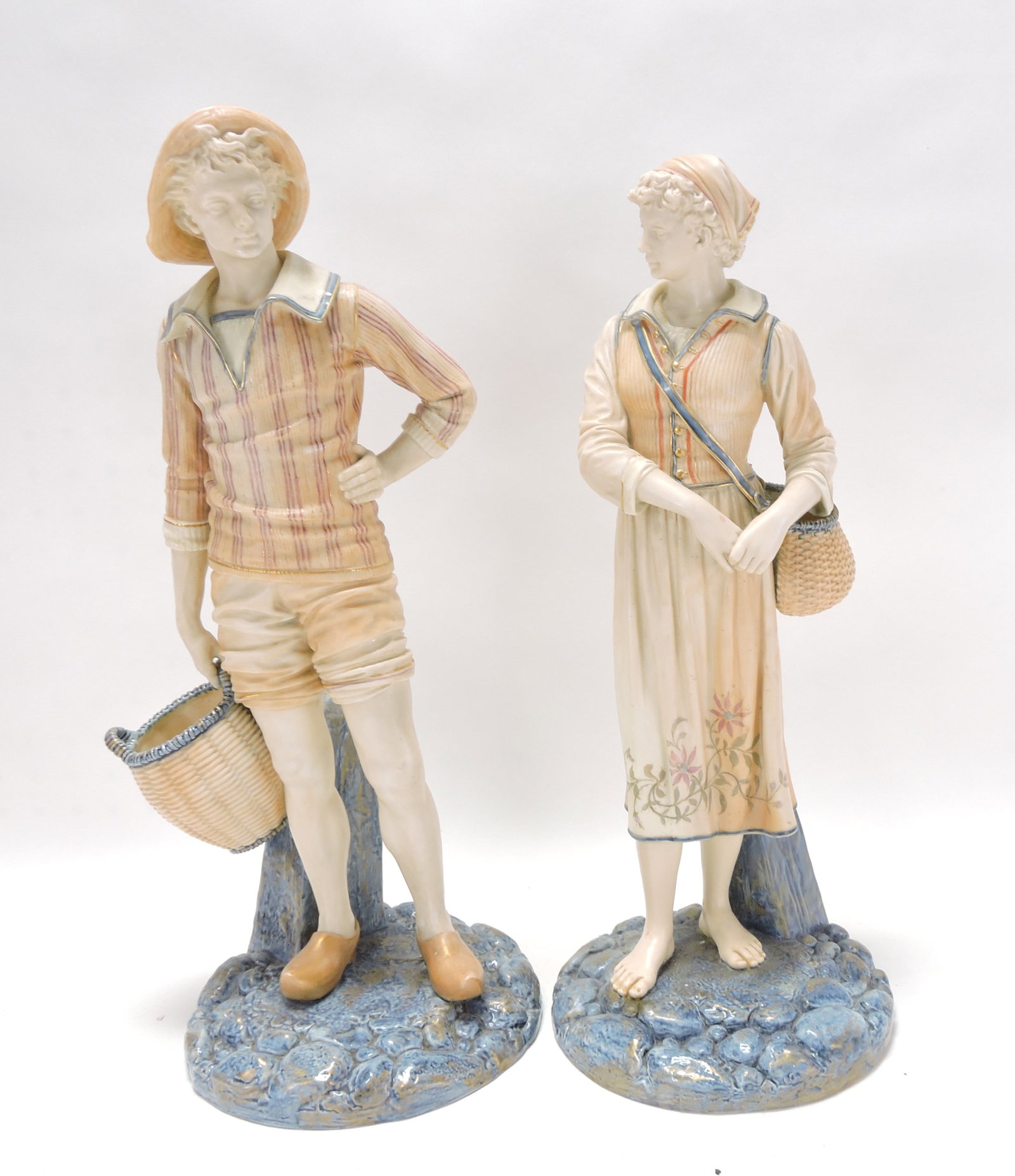 Royal Worcester pair of figures of (1 of 4)