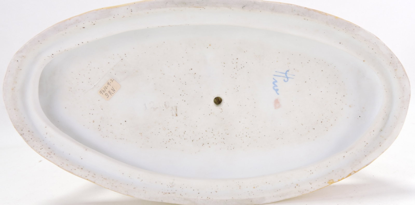 Bisque table center with man and - 3