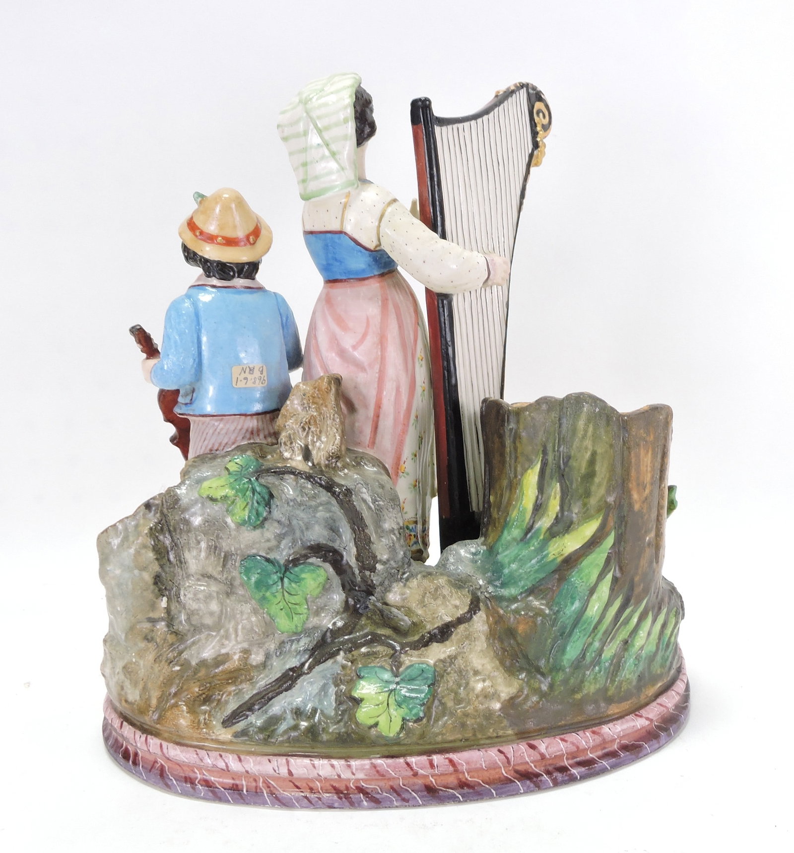 French porcelain figural group: - 2