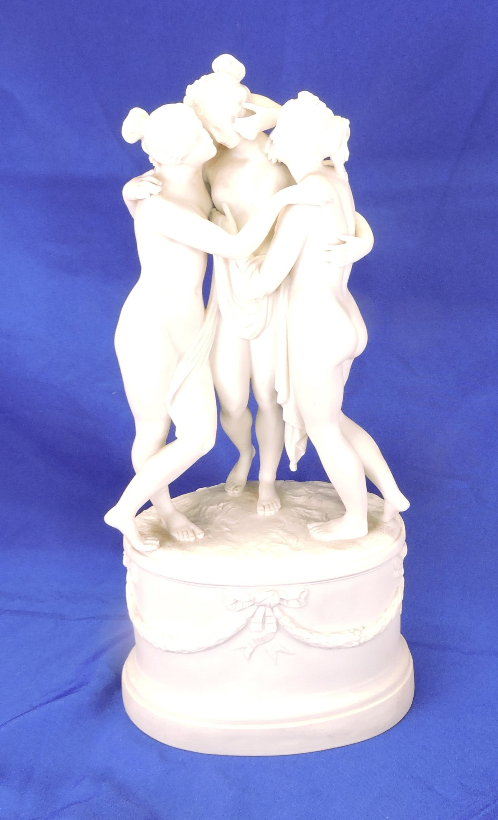 Parian figure of 'Three Graces', (1 of 1)