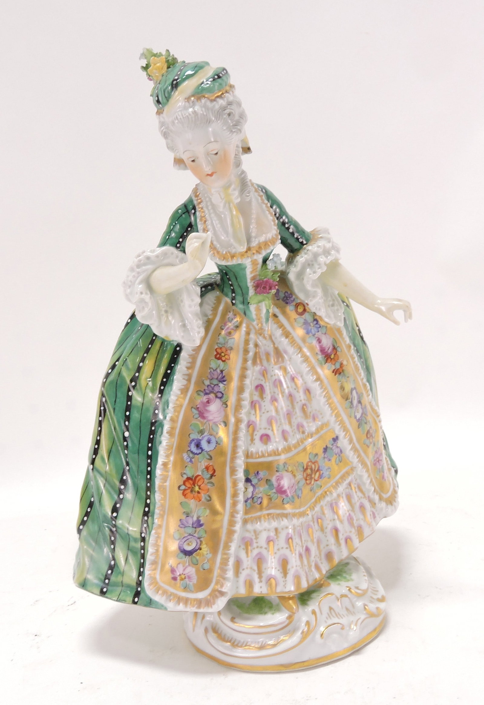 Sevres porcelain figural of a lady, (1 of 2)
