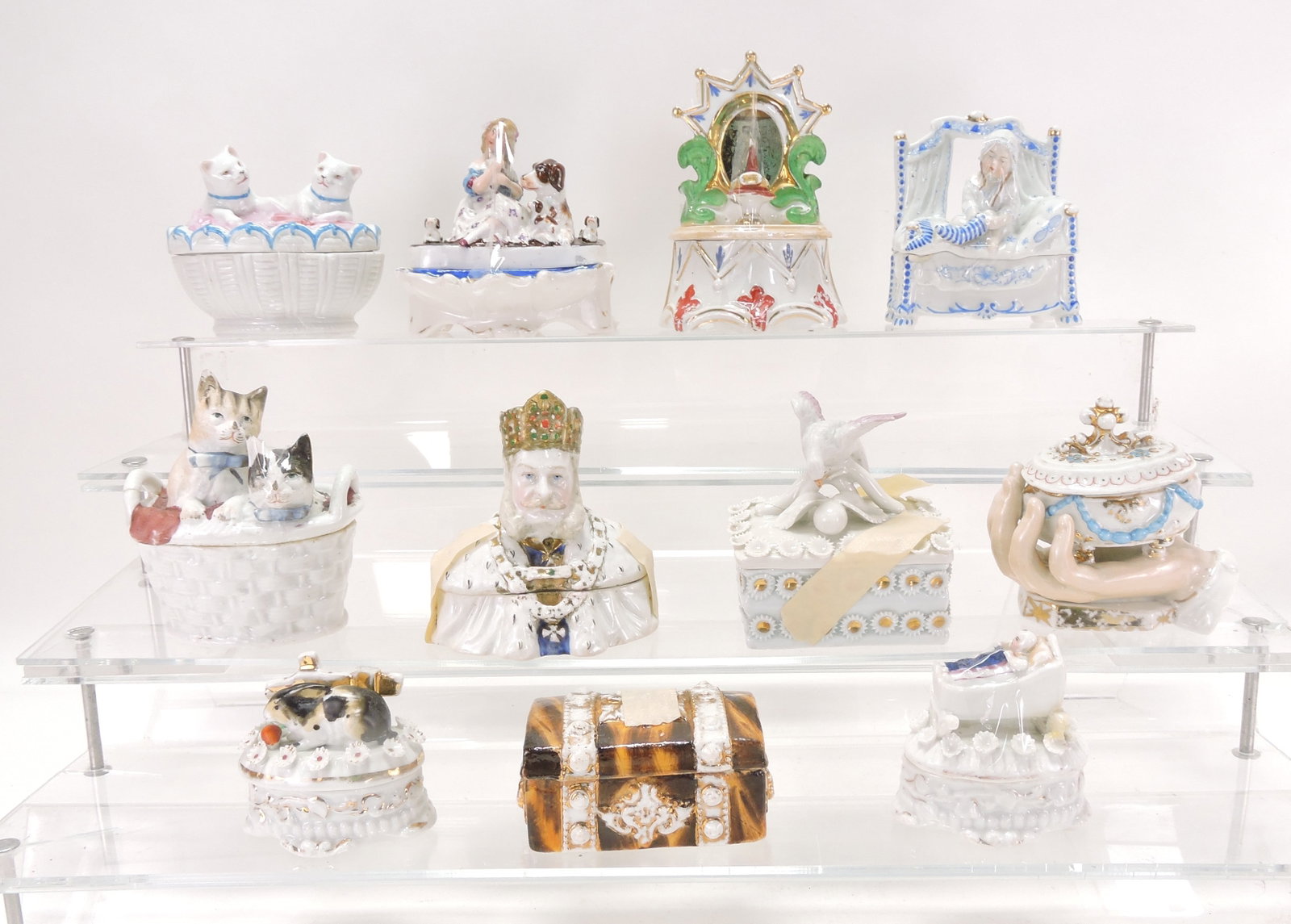 German porcelain lot of 11 fairing (1 of 1)