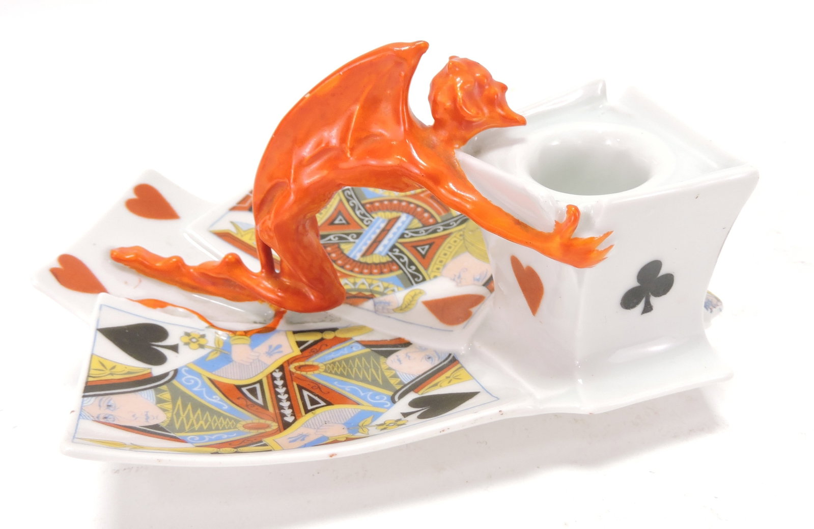 Royal Bayreuth Devil and Cards (1 of 1)