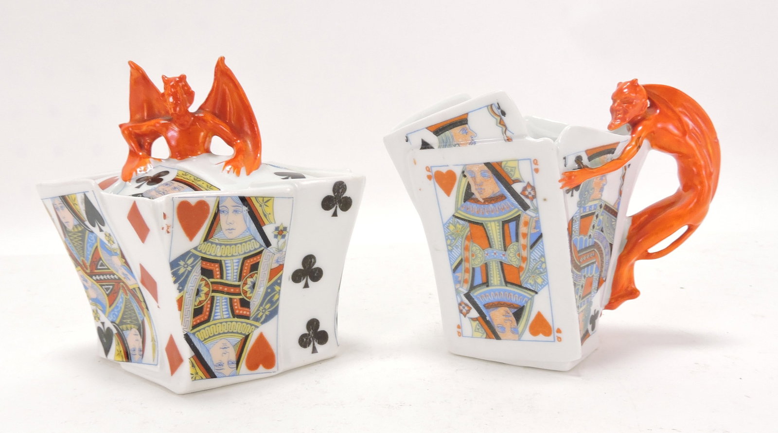 Royal Bayreuth Devil and Cards (1 of 1)