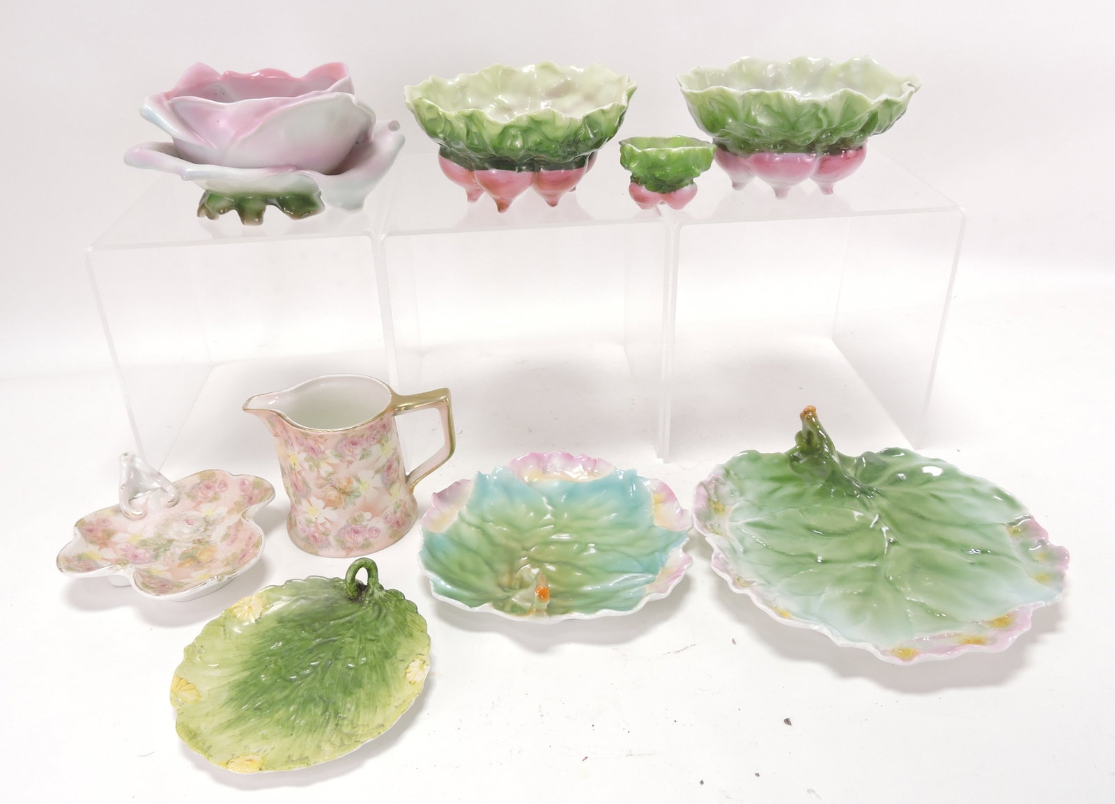 Royal Bayreuth lot of 9 assorted: pieces