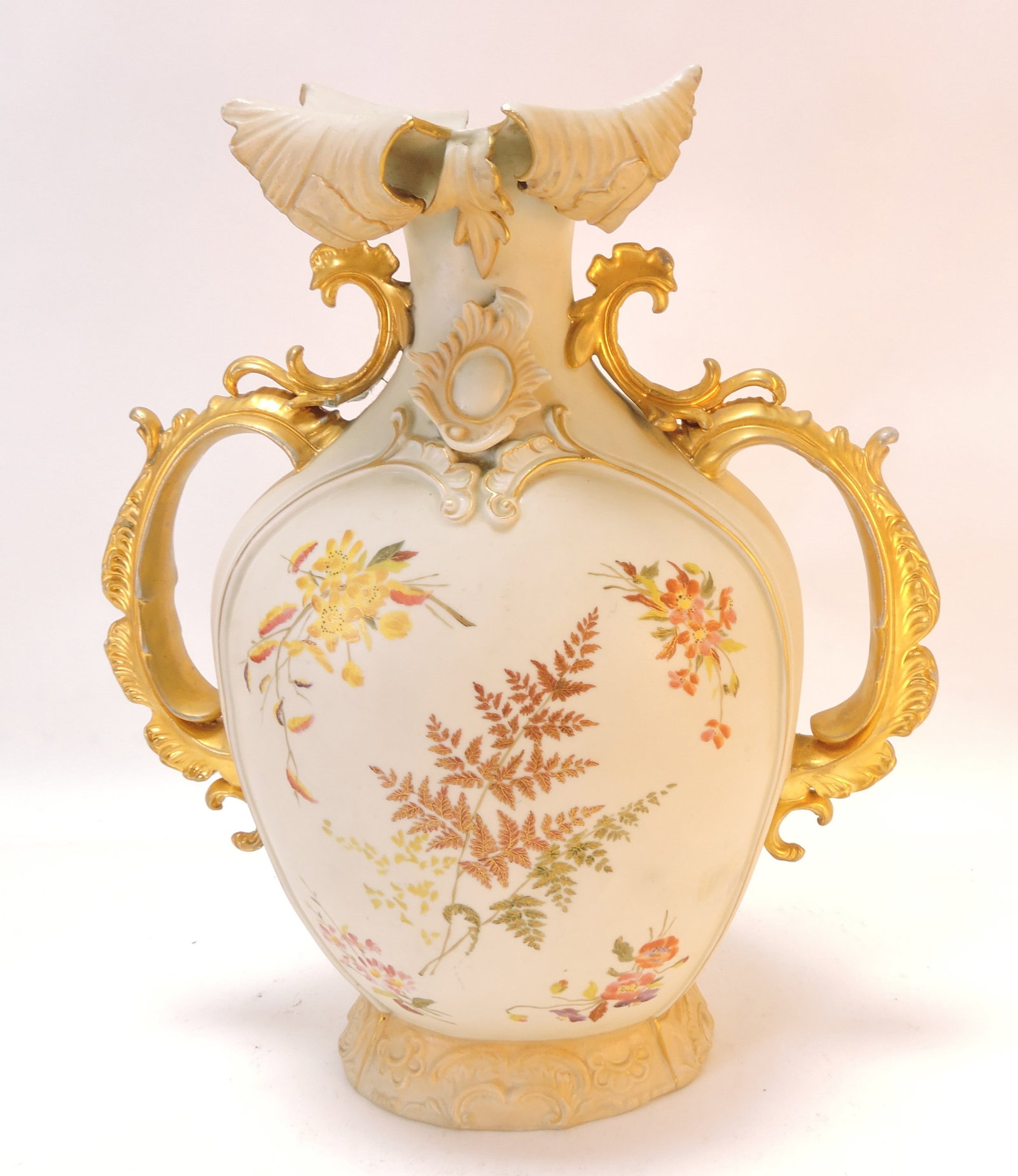 Royal Rudolstadt porcelain vase,: 13 1/2"
