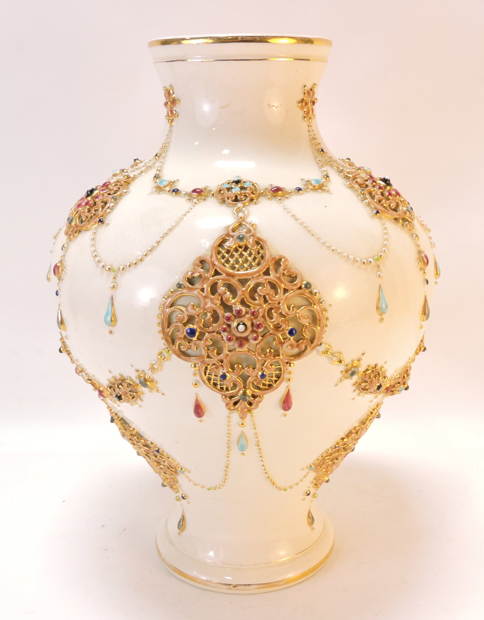 Fischer Hungarian vase, 14" (1 of 3)