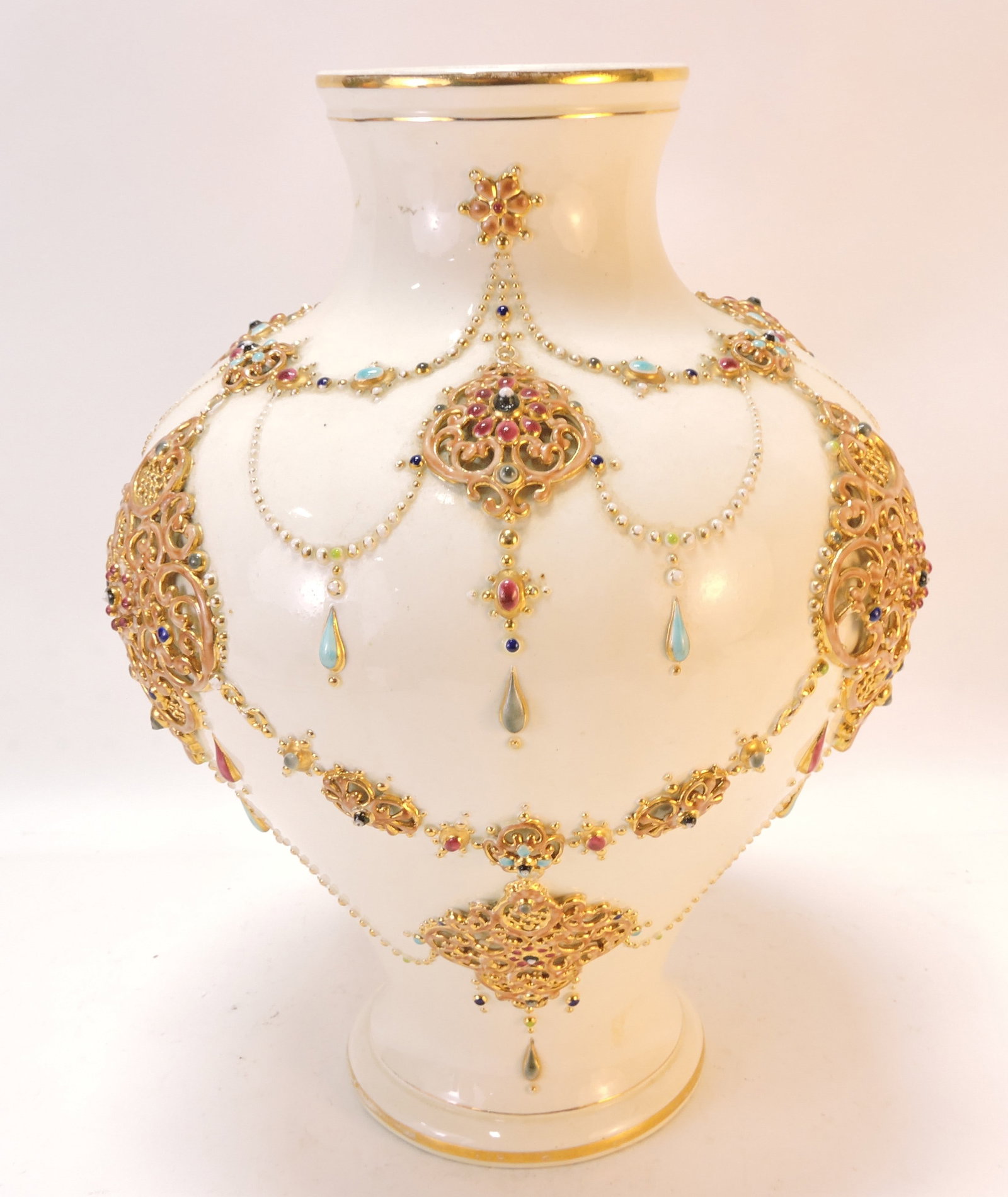 Fischer Hungarian vase, 14" - 2